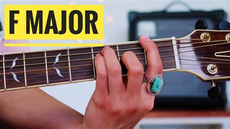 F Major Chord 3 Ways Beginner Guitar Lesson Youtube