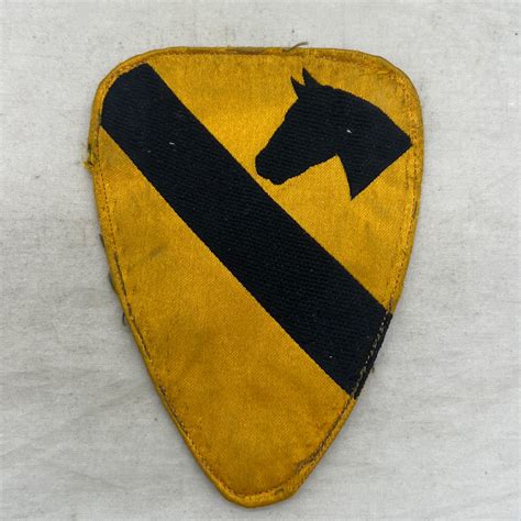 Ww2 Us Army 1st Cavalry Division Patch Japanese Made Fitzkee