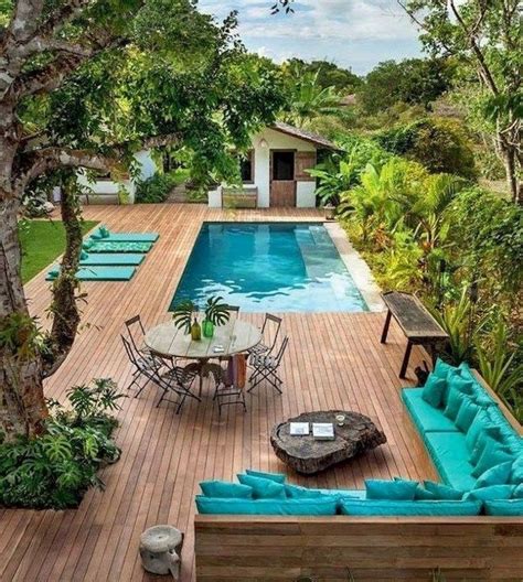 70 Cozy Swimming Pool Backyard Design Ideas On A Budget In 2020 Small
