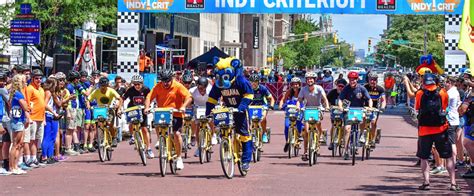 Indy Criterium Bicycle Race And Festival In Indianapolis At