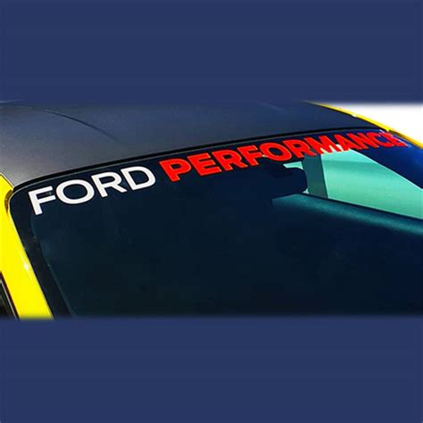 M 1820 Mr Ford Performance Parts Ford Performance Windshield Decal
