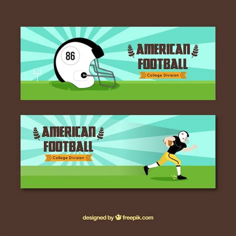 Free Vector Great American Football Banners
