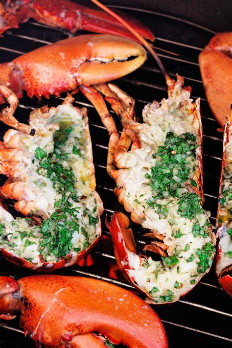 grilled lobster with garlic herb butter kit s kitchen