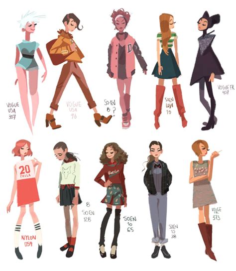 Anna Cattish — Hey Some Magazine Girls Today It’s Kinda My Way Character Design Cartoon