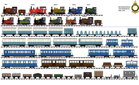 1947 Mid Sodor Railway Fleet By Kaijuattack877 On Deviantart