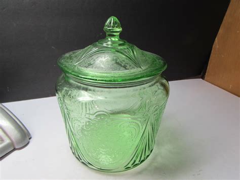 Vintage Hazel Atlas Royal Lace Cookie Jar Bisquit Jar Antique Price