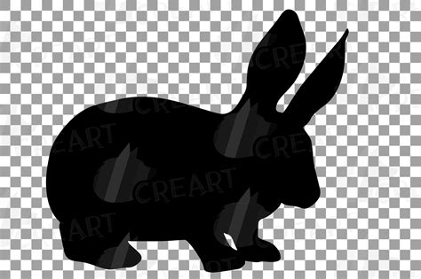Download Rabbit family silhouettes, bunny silhouette svg cutting ...