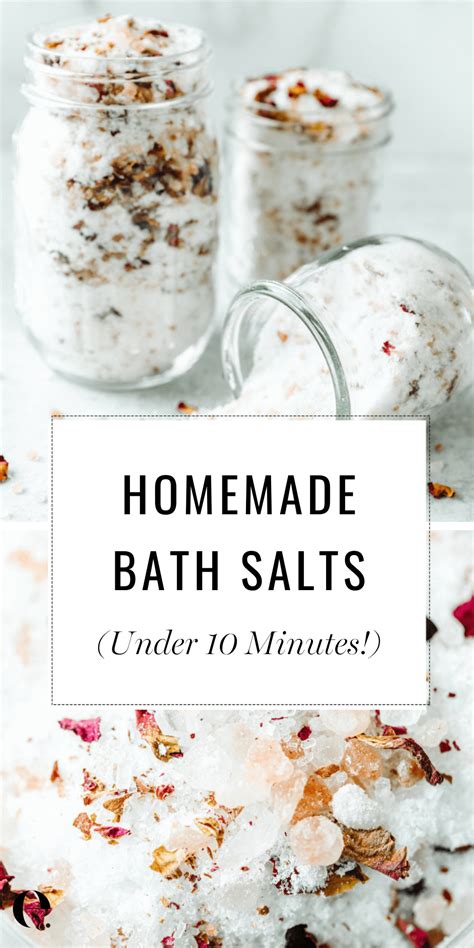 The Best Homemade Bath Salts Under 10 Minutes Elizabeth Rider