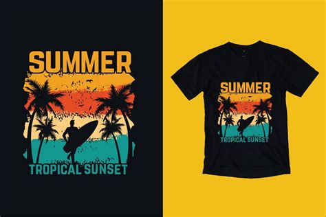 summer t shirt design 8293747 vector art at vecteezy