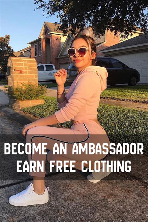 become an ambassador ambassador free clothes brand ambassador