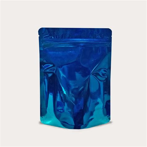 Stand Up Pouch With Zip Lock Glossy Blue Packaging Depot Manila