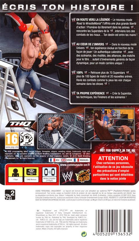 Wwe Smackdown Vs Raw 2011 Box Shot For Playstation 2 Gamefaqs