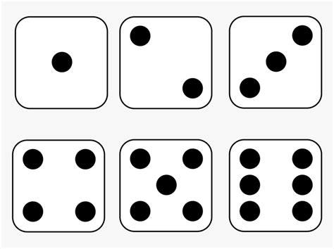 Printable Number Dice Template