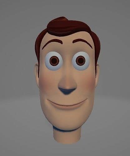 Woody Head Movie Accurate Toy Story 3d Model 3d Printable Cgtrader