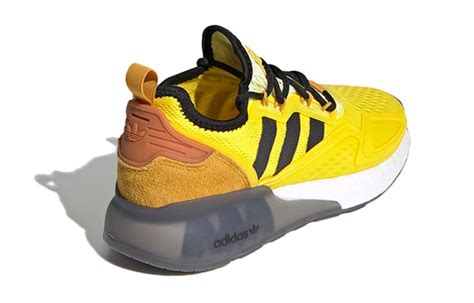Adidas Ninja X Zx 2k Boost J Time In Yellow Legacy Gold Fz1887 Kicks Crew
