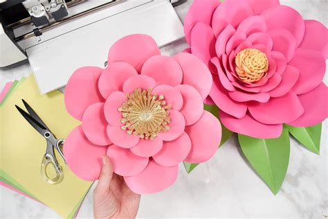 Cardstock Large Paper Flowers Learn How To Make Giant Paper Rose