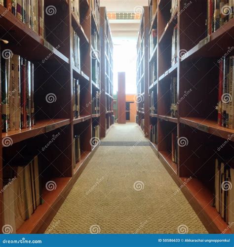 Aisle In Library Editorial Stock Photo Image Of Printed 50586633