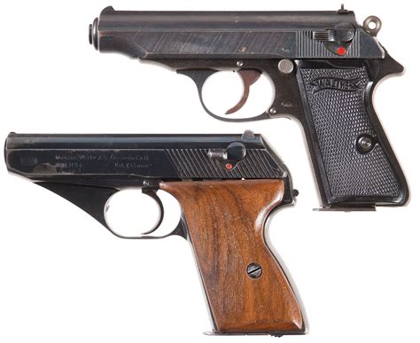 Two World War Ii German Military Marked Semi Automatic Pistols