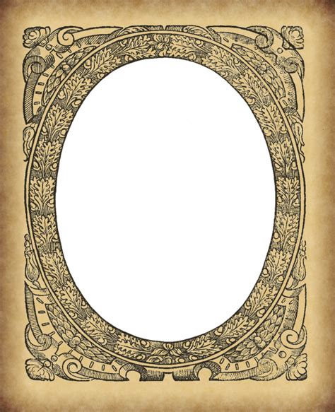 Printed Antique Paper Frame 2 By Victorian Lady On Deviantart