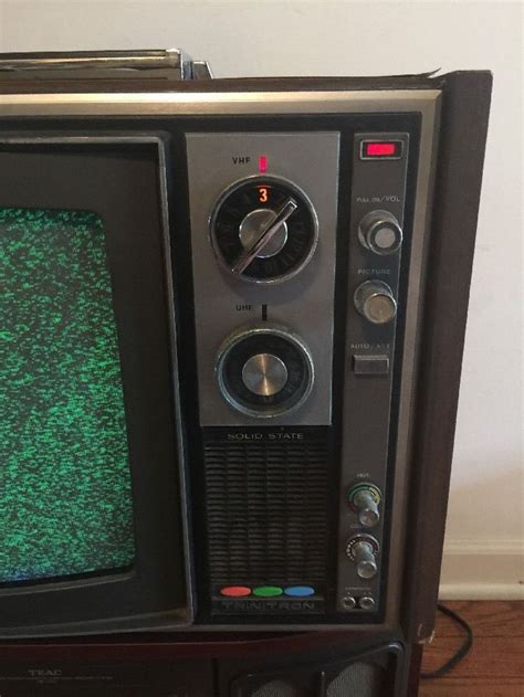 Vintage Sony Color TV Trinitron Television Model KV 1212 Early 60 S