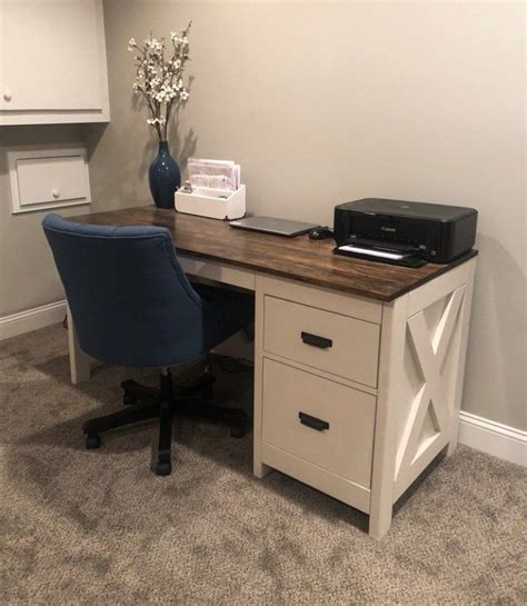 Repeat the step for the other two sides of the desk. Farmhouse Desk (Step-by-Step Instructions) | Chisel & Fork ...