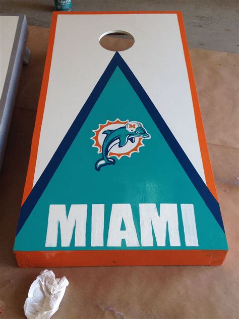 Miami dolphins cornhole board #custom | Miami dolphins memes, Miami dolphins, Dolphins