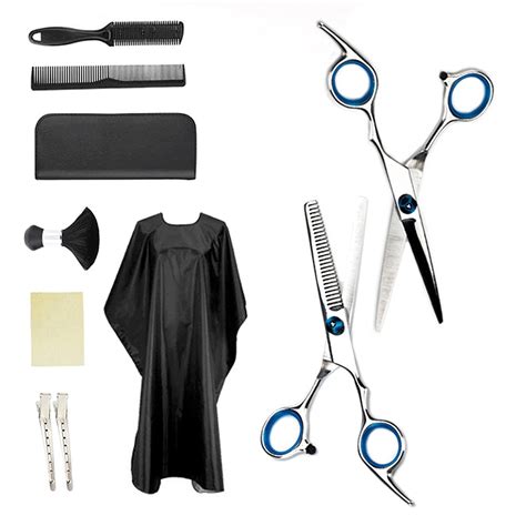10pcsset Home Hairdressing Scissors Kit Hair Cutting Scissors