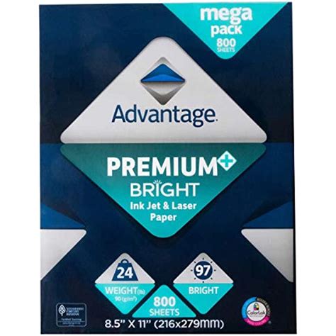 Georgia-Pacific (8.5"x11") 96 Bright, Advantage Premium Bright ColorLok