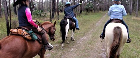 Horseback Riding At Colt Creek Florida State Parks