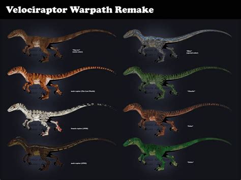 Warpath Velociraptor Colors By Freakyraptor On Deviantart In 2021 Jurassic Park World