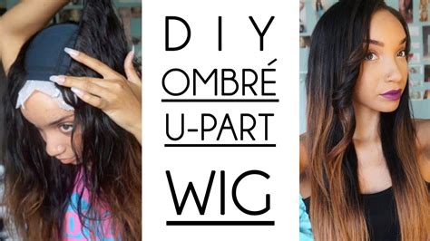 Highlight your ends with color and bring out your layered. HAIR| Easy DIY Ombré U-Part Wig - YouTube