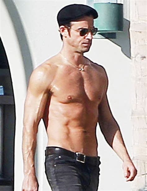 Justin Theroux Sexy Shirtless Stars Us Weekly