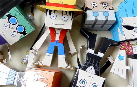 One Piece Paper Toy On Behance