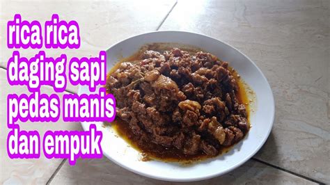 Dengan demikian siapapun dapat mencoba membuat masakan rica rica ala manado ini. Resep dan cara memasak rica rica daging sapi pedas manis ...