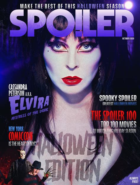 Spoiler Magazine Halloween Edition October 2020 By Spoiler Magazine