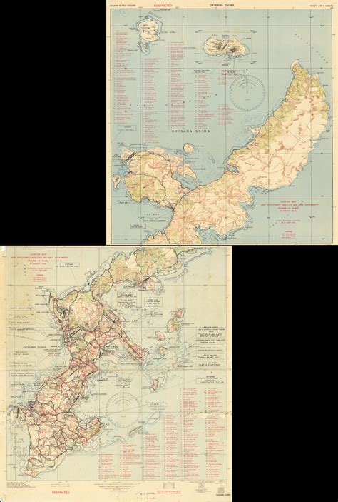 Second World War Okinawa Restricted Okinawa Shima Barry