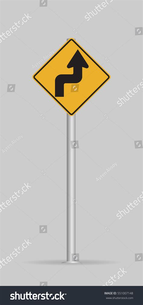 Traffic Road Sign Stock Vector 551007148 Shutterstock