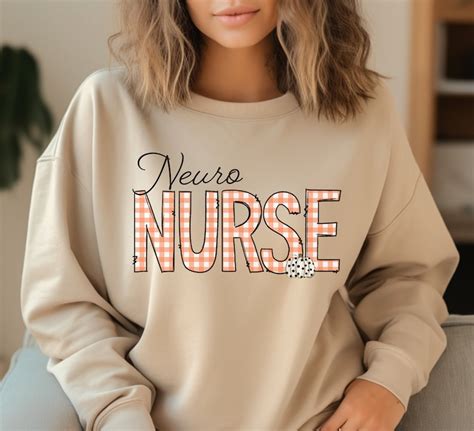 Fall Neuro Nurse Sweatshirt Neuro Nurse Pumpkin Shirt Neurology