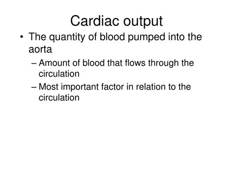 Ppt Cardiac Output And Venous Return Powerpoint Presentation Free Download Id
