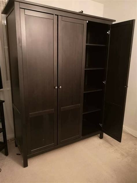 Shop with afterpay on eligible items. Collection of IKEA Hemnes bedroom furniture Black/Brown ...