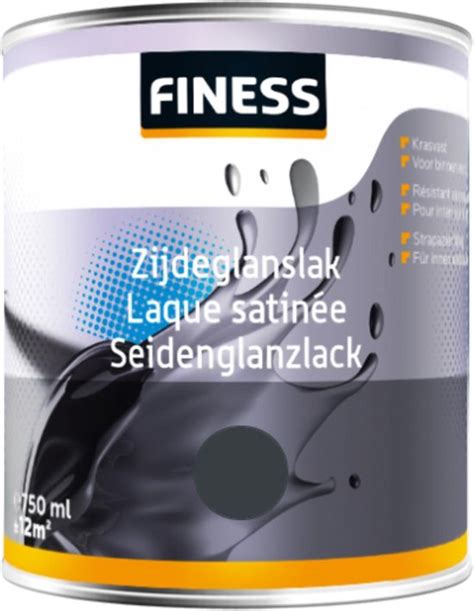 Zijdeglanslak Finess Antraciet Grijs Ral 7016 250ml