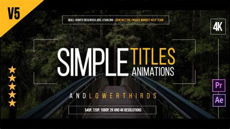 Premiere pro templates premiere pro presets motion graphics templates. Gold Simple Titles | 4K - After Effects Templates | Phạm ...