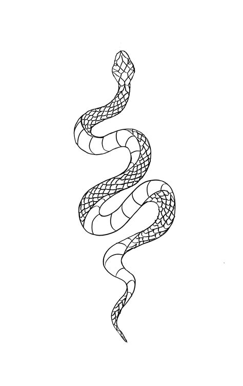 Snake Design I Did For My Armthoughts Rtattoodesigns