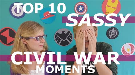 Top 10 Sassiest Moments In Civil War Youtube
