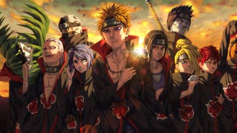 Akatsuki Cloud Hd Wallpaper Pixelstalk Net Naruto Ani