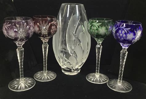 lot waterford crystal marquis vase and cut to clear