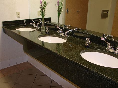 Wholesale the quality black granite bathroom vanity tops with foru here at forustone.com. Black Pearl granite commercial bath vanity top | Black ...