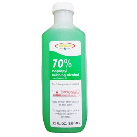 Isopropyl Rubbing Alcohol 70 12oz Green Wholesale SmartLoadUsa Com