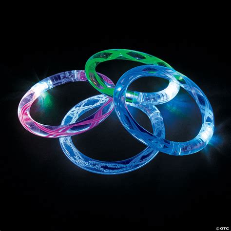 Led Light Up Flashing Bracelets Oriental Trading