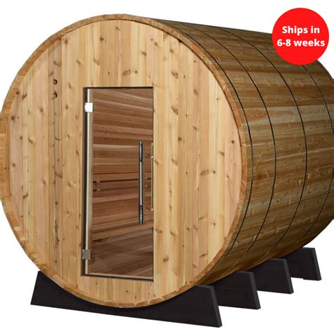 Pinnacle 4 Person Classic Barrel Sauna — Heavenly Sauna
